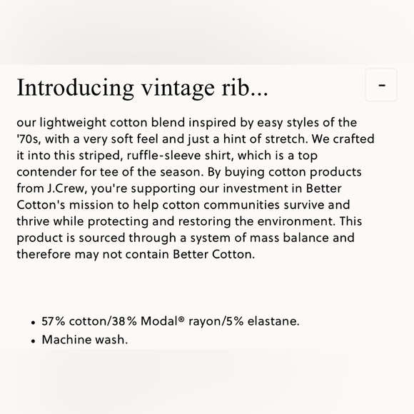 J. Crew Vintage Navy Ribbed Ruffle Sleeve Shirt Size Small - Picture 8 of 8